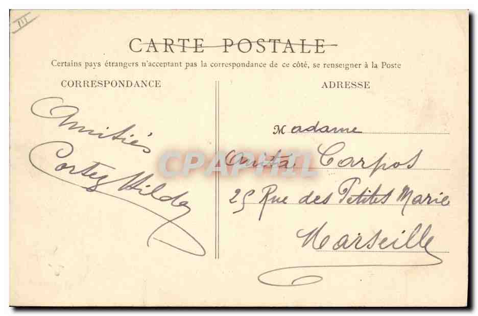 CPA Banque Le Mans La Caisse d'Epargne — Rückseite