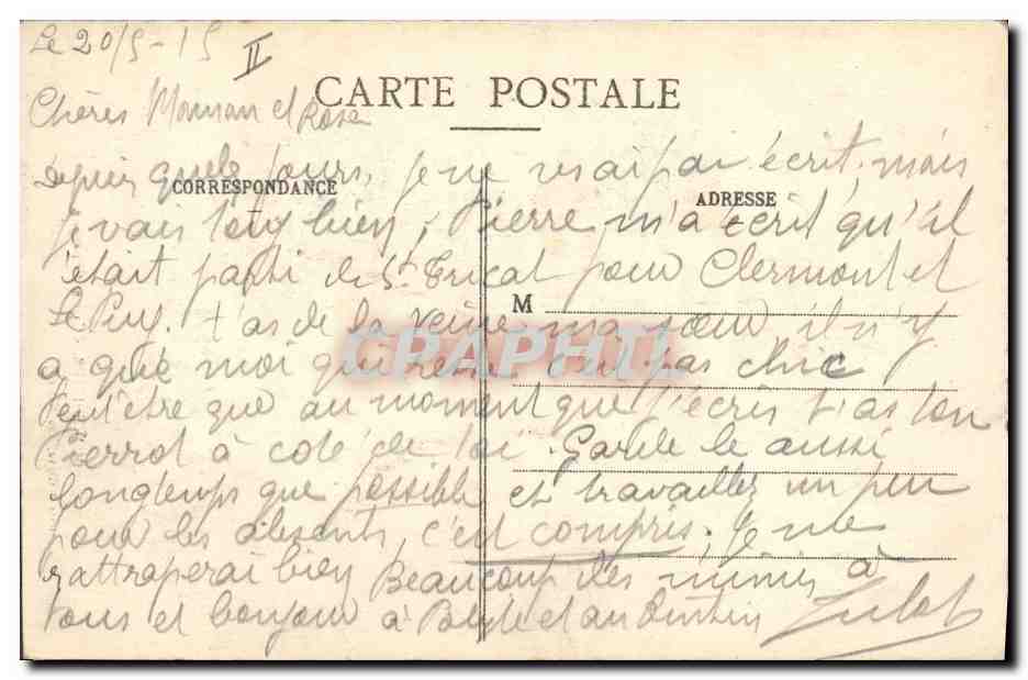 CPA Banque Montdidier La Caisse d'Epargne — Rückseite