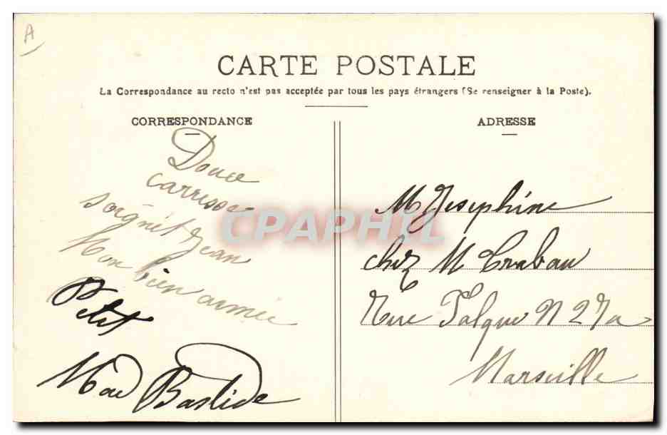 CPA Banque Montpellier Caisse d'Epargne — Verso