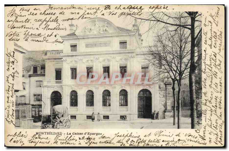 CPA Banque Montbeliard La Caisse d'Epargne