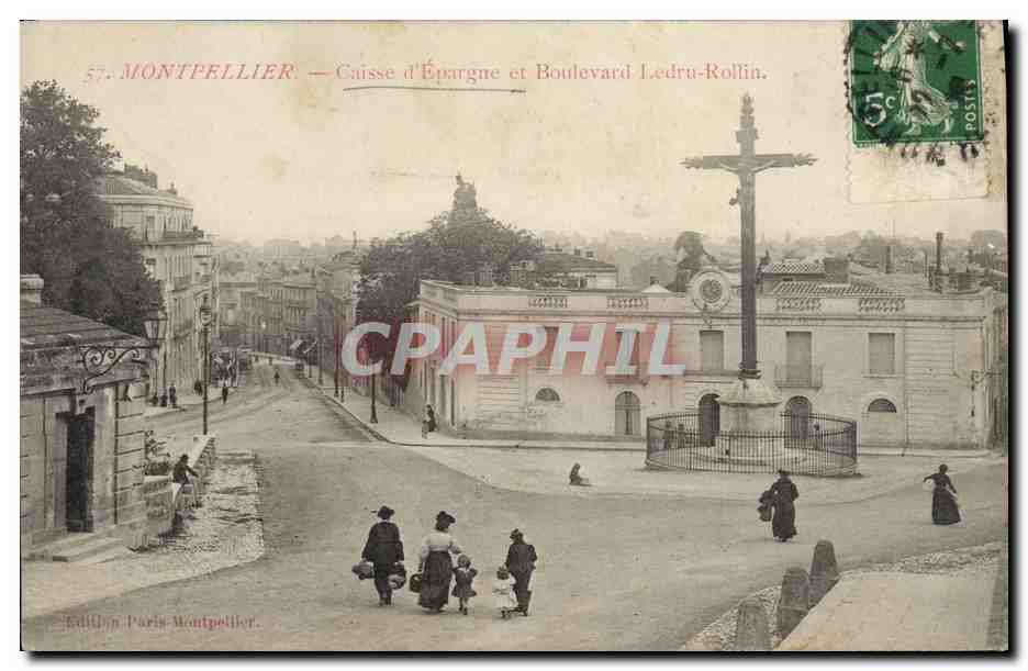 CPA Banque Montpellier Caisse d'Epargne et Boulevard Ledru Rollin 