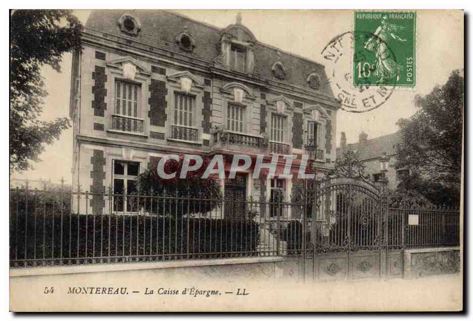 CPA Banque Montereau La Caisse d'Epargne