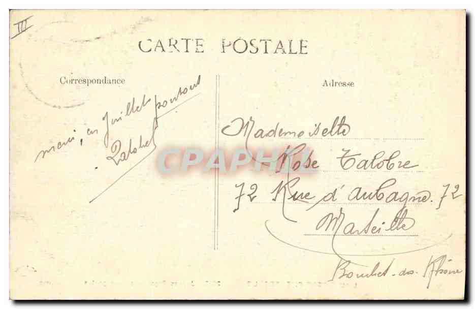 CPA Folklore Auvergne Jeunes paysannes Auvergnates  — Verso