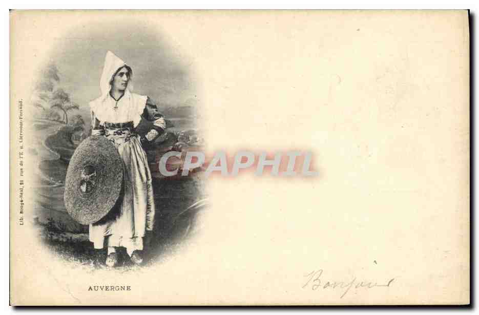 CPA Folklore Auvergne 