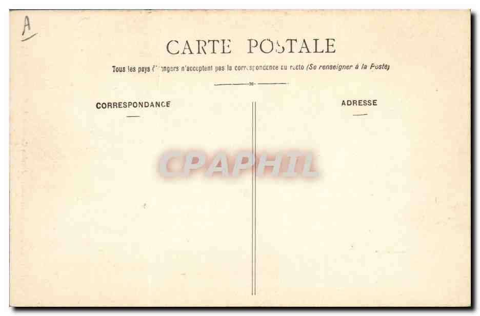 CPA Folklore Le Velay Le Puy Ancienne coiffure du Velay  — Verso