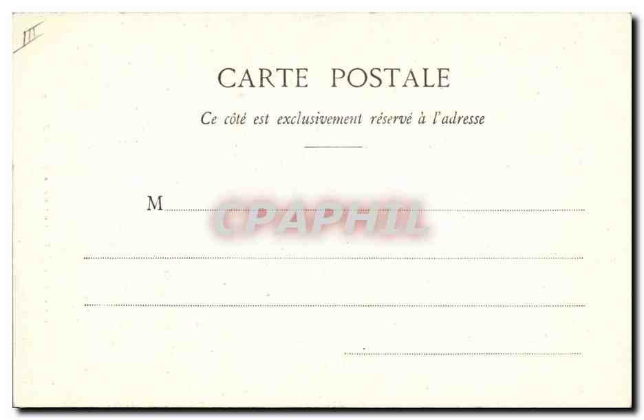 CPA Folklore Parganet Costume des environs d'Issoire  — Verso
