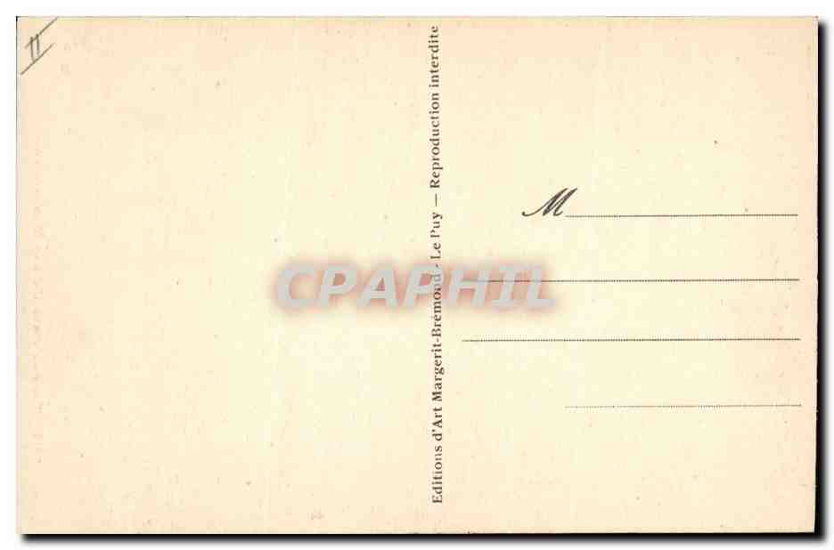 CPA Folklore Type de vieux paysan montagnard  — Verso