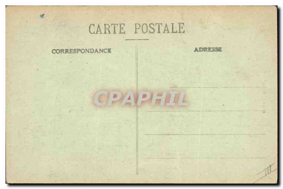 CPA Folklore Costume des environs de Clermont Ferrand  — Verso