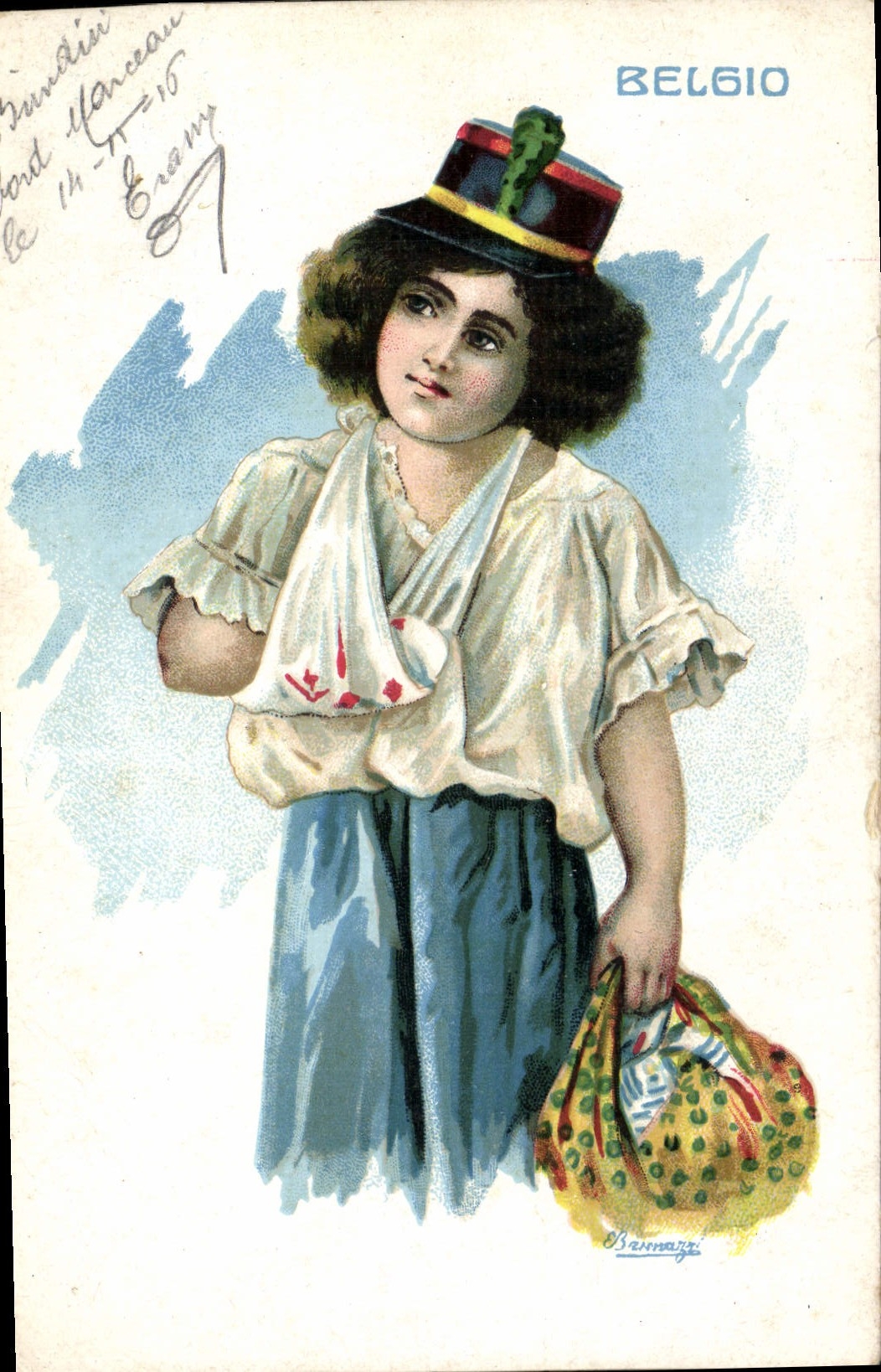 CPA Fantaisie Illustrateur Enfant Belgio Belgique