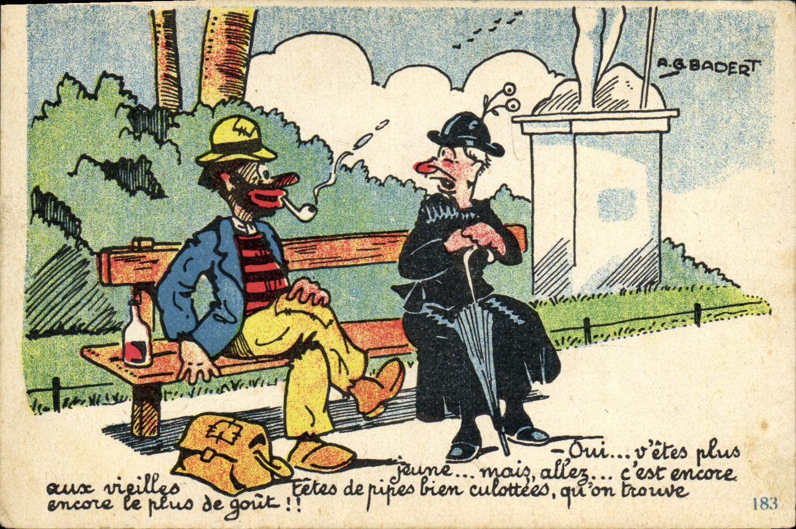 CPA Fantaisie Illustrateur Badert 