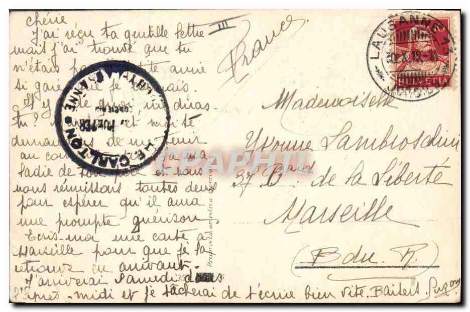 CPA Fantaisie Illustrateur Femme  — Rückseite
