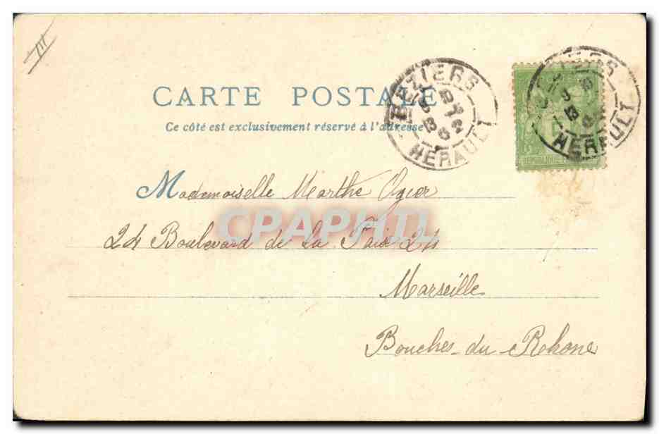 CPA Fantaisie Illustrateur Le Vieux Paris Exposition universelle de 1900 Garde du Quartier Renaissance  — Rückseite