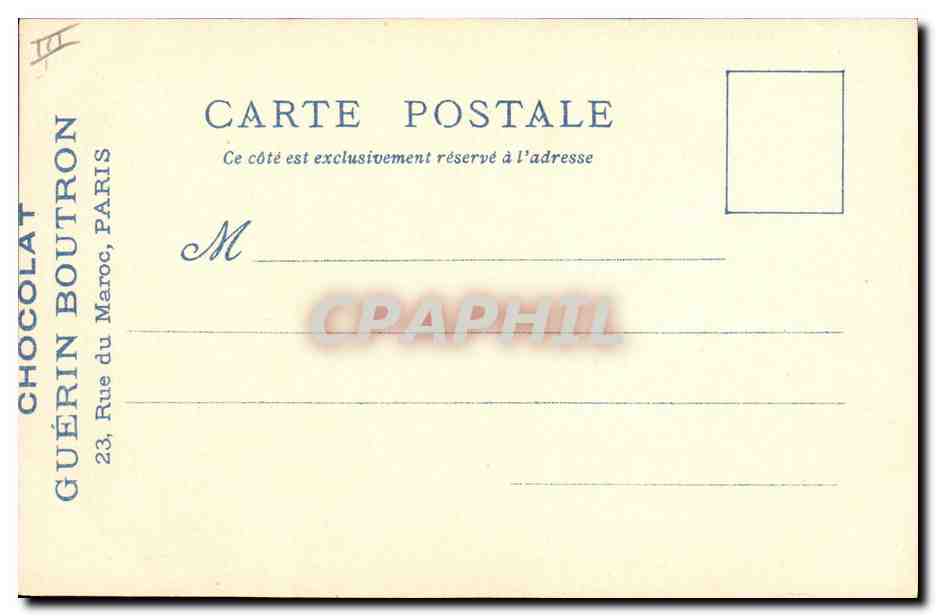 CPA Fantaisie Illustrateur Le Vieux Paris Porte St Michel — Verso