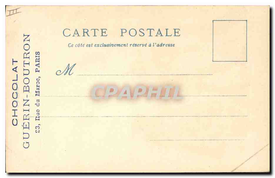 CPA Fantaisie Illustrateur Le Vieux Paris Exposition universelle de 1900 Aubade a St Julien des Menestriers  — Rückseite