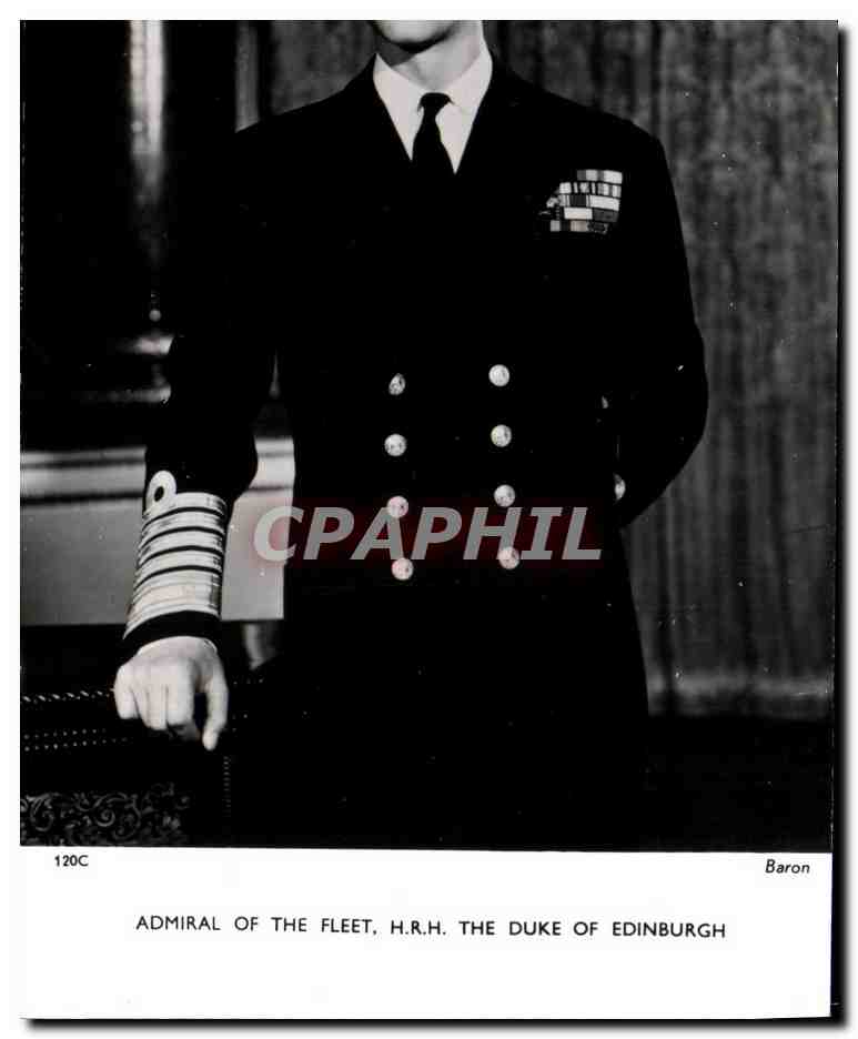 Admiral of the Fleet, H.R.H. The Duke of Edinburgh — Tuck's Post Card, éditeur Tuck & Co.