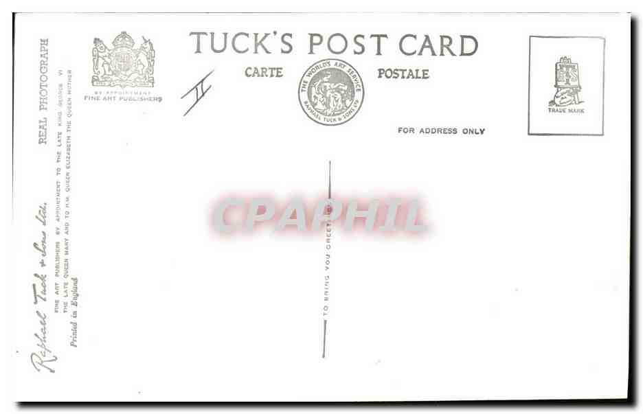 Queen Elizabeth — portrait officiel — Baron — Verso