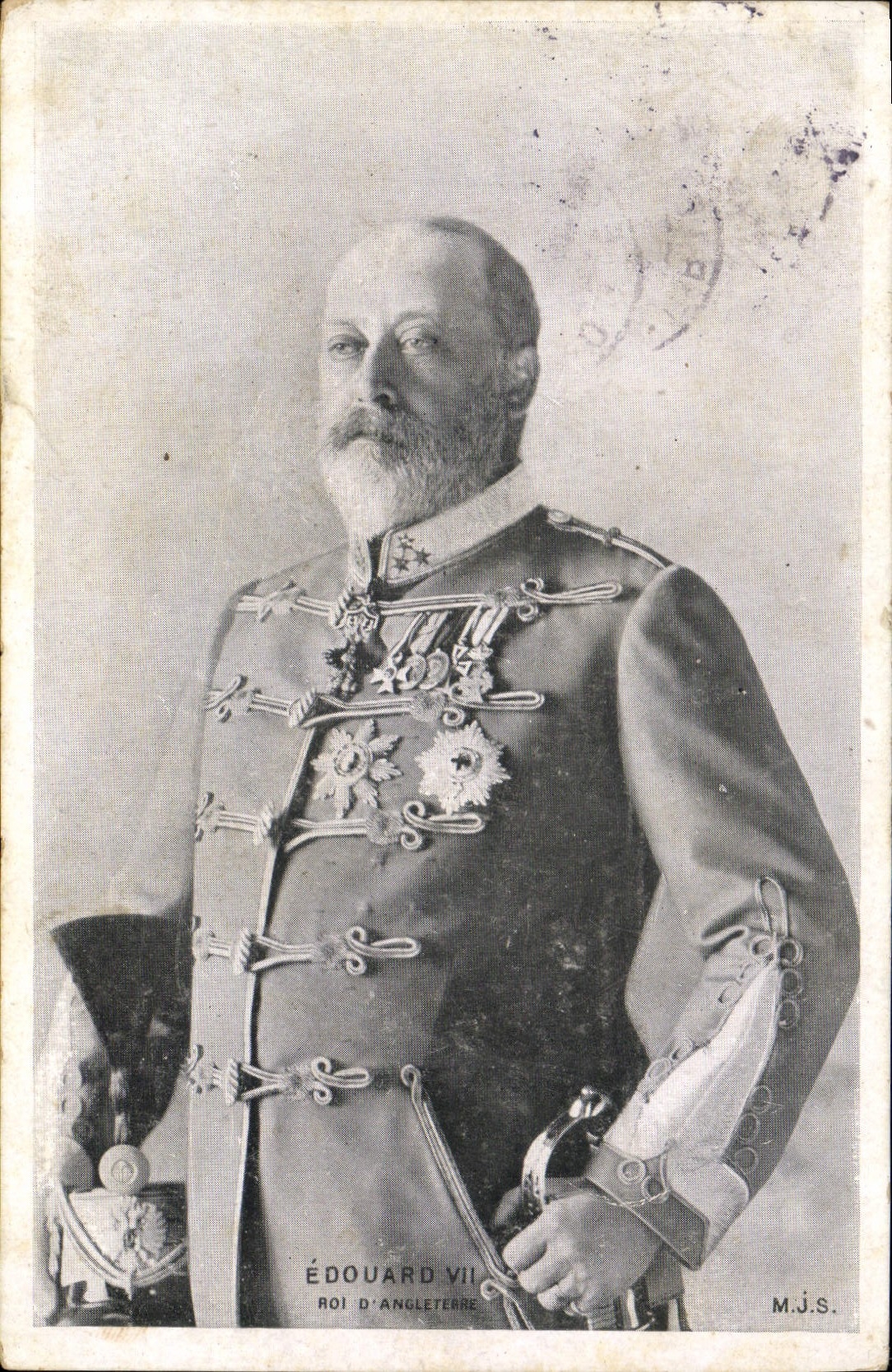 Édouard VII — roi d'Angleterre — M.J.S.