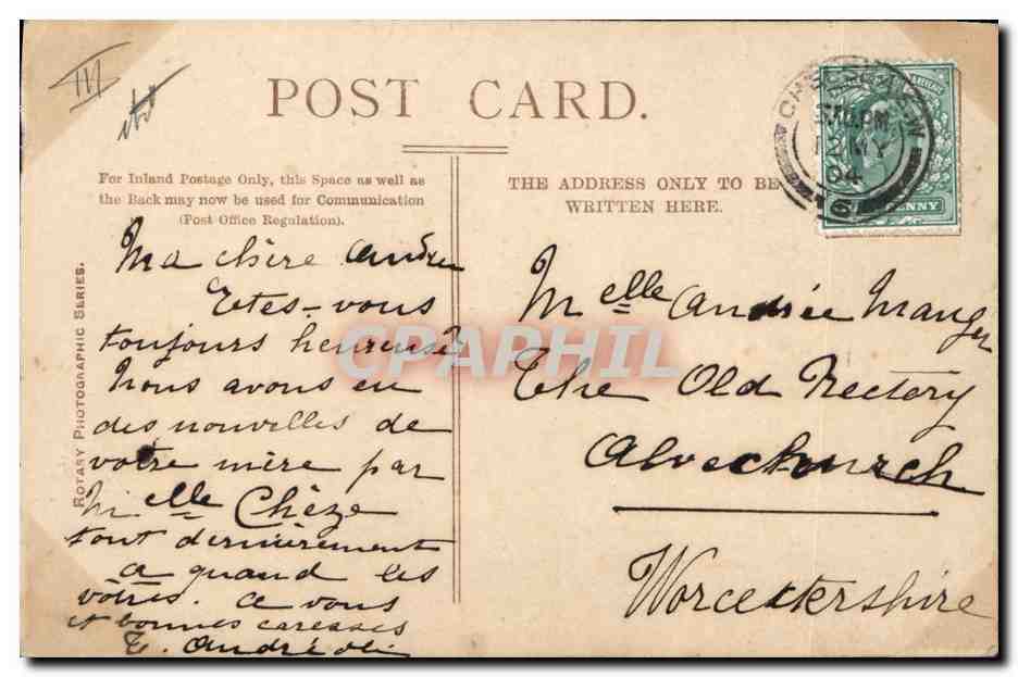 CPA Duchess of Sutherland and daughter — Achterkant