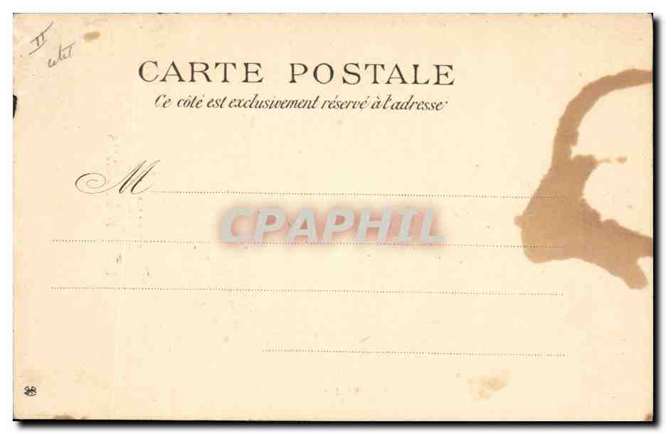 CPA Philippe Duc d'Orleans Cachet Yacht Maroussia — Reverso