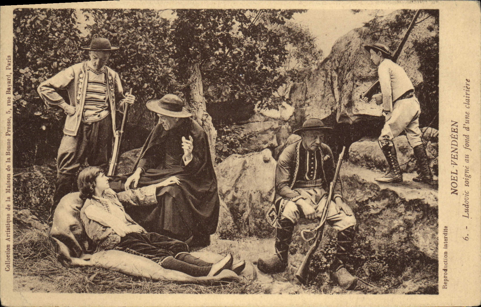 Ladovici soigné au fond d'une clairière — NOEL-VENDÉEN, éditeur, n°6