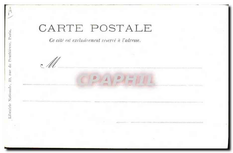 Philippe d'Orléans — Portrait — Librairie Nationale, Paris — Achterkant