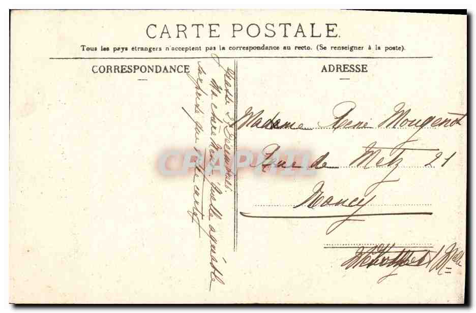 CPA Chat Chats Chaton Leon Huber Pince Salon 1906 — Rückseite