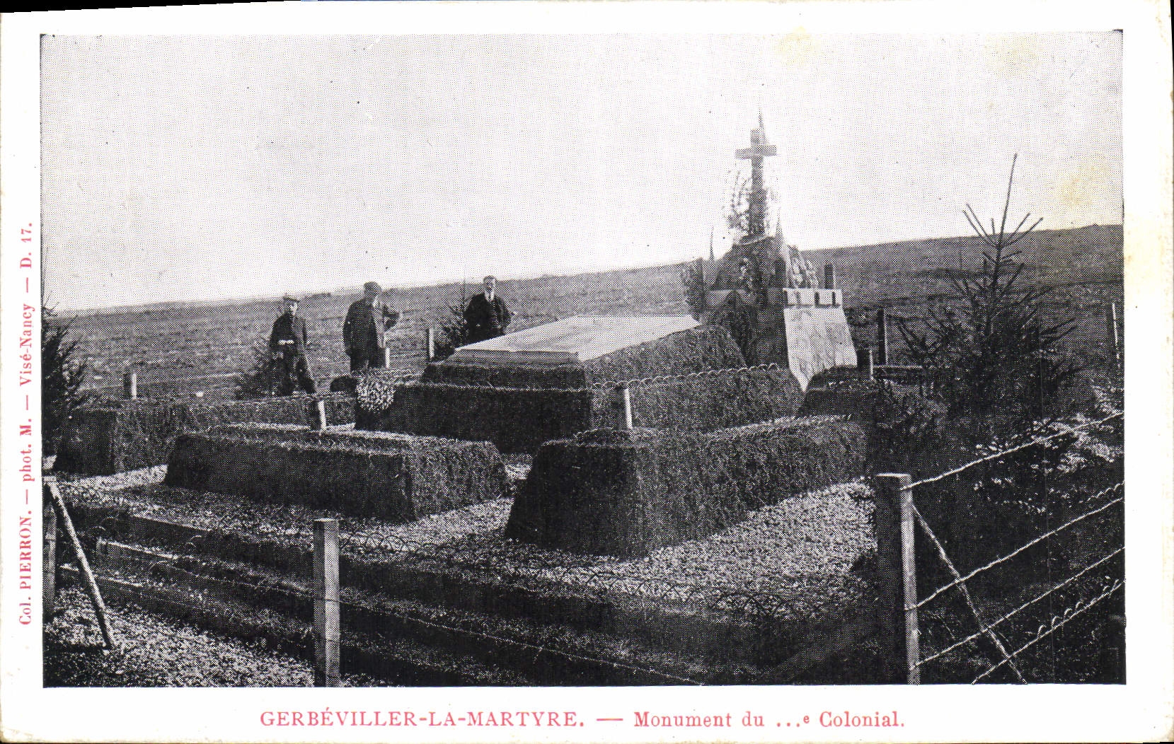 Gerbéviller-la-Martyre — Monument du ...e Colonial — phot. Pierron, Col. Visé-Nancy — D. 17