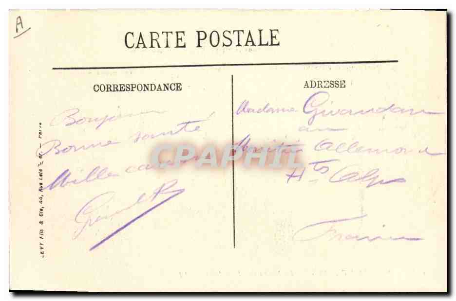 CPA Militaria Nouba des Tirailleurs  — Rückseite