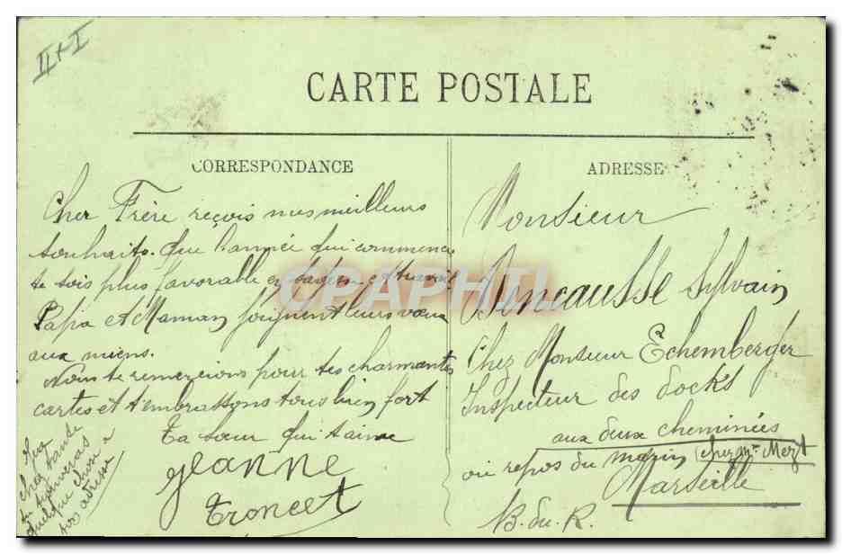 CPA Militaria La Nouba des Tirailleurs Tunisie  — Rückseite