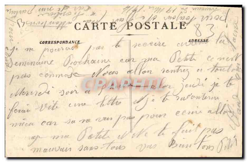 CPA Militaria Signes Tirs de combat de l'infanterie coloniale a Chibron L'hotel de la ferme va sonner le dejeuner  — Rückseite