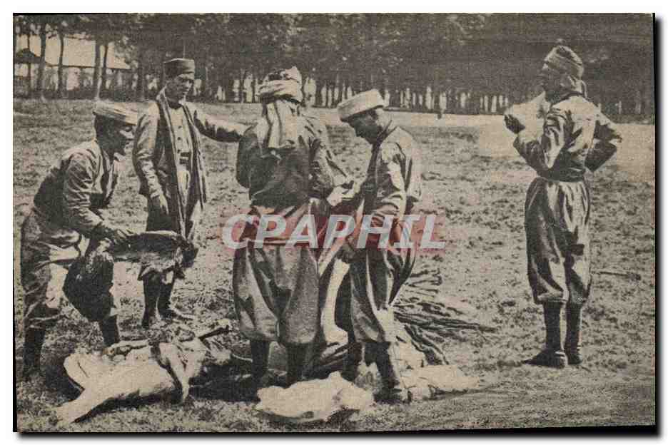 Turcs dans le Bois de Vincennes — scène de chasse — photographie de M. Guyot