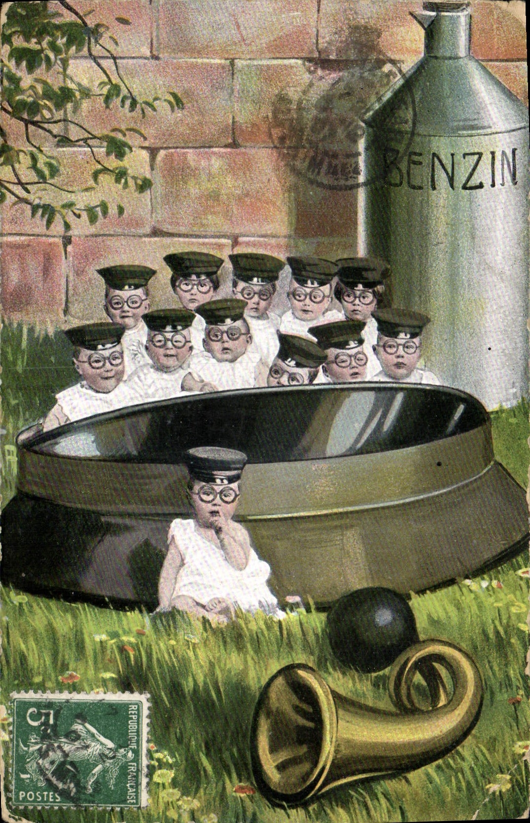 CPA Fantaisie Enfants Bebe 
