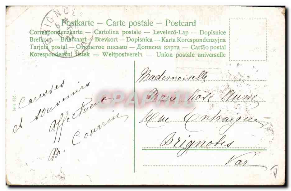 CPA Fantaisie Enfants Bebe  — Rückseite