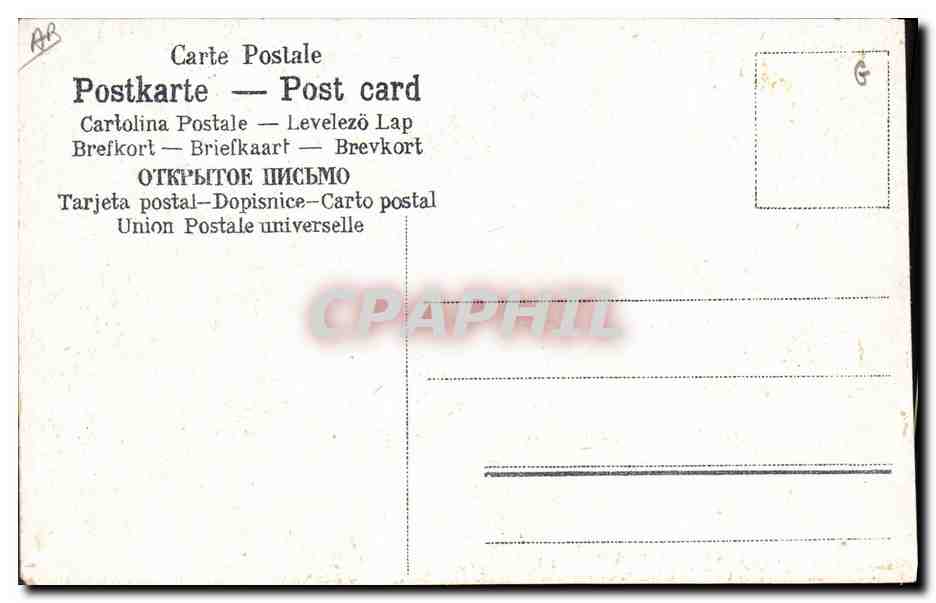 CPA Fantaisie Enfants Bebe Femme  — Rückseite