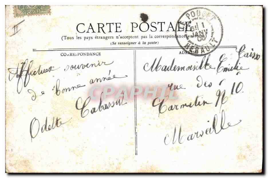 Nos gentils poupons — scène de campagne — K.F. (éditeur) n° 62 — Verso