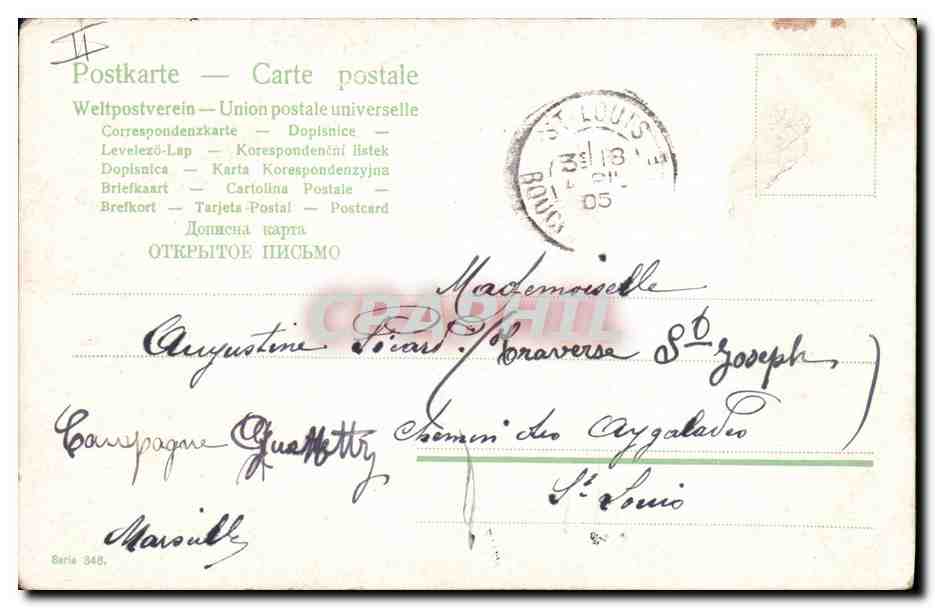 CPA Fantaisie Enfants Bebe  — Verso