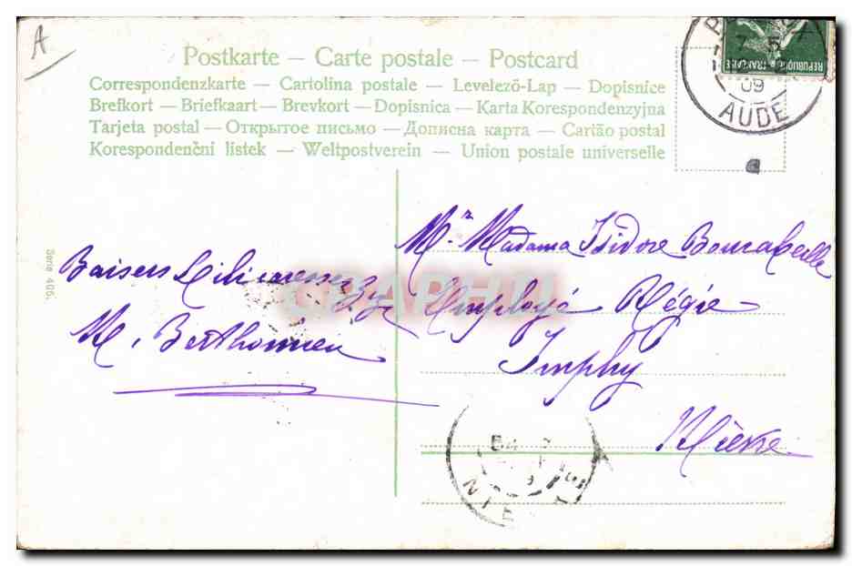 CPA Fantaisie Enfants Bebe  — Rückseite