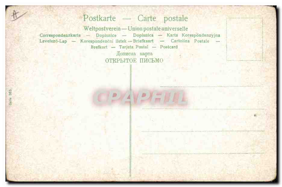 CPA Fantaisie Enfants Bebe Automobile  — Rückseite
