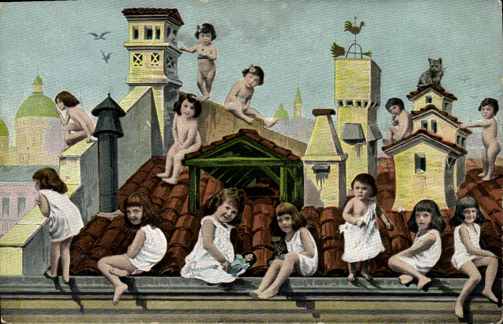 CPA Fantaisie Enfants Bebe 