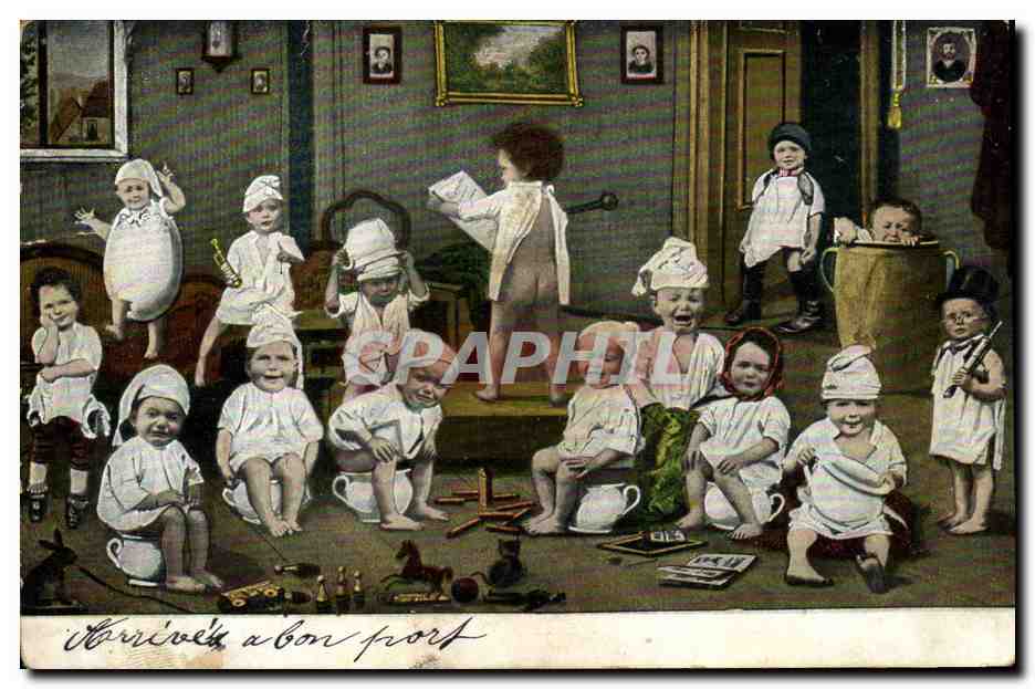 CPA Fantaisie Enfants Bebe 