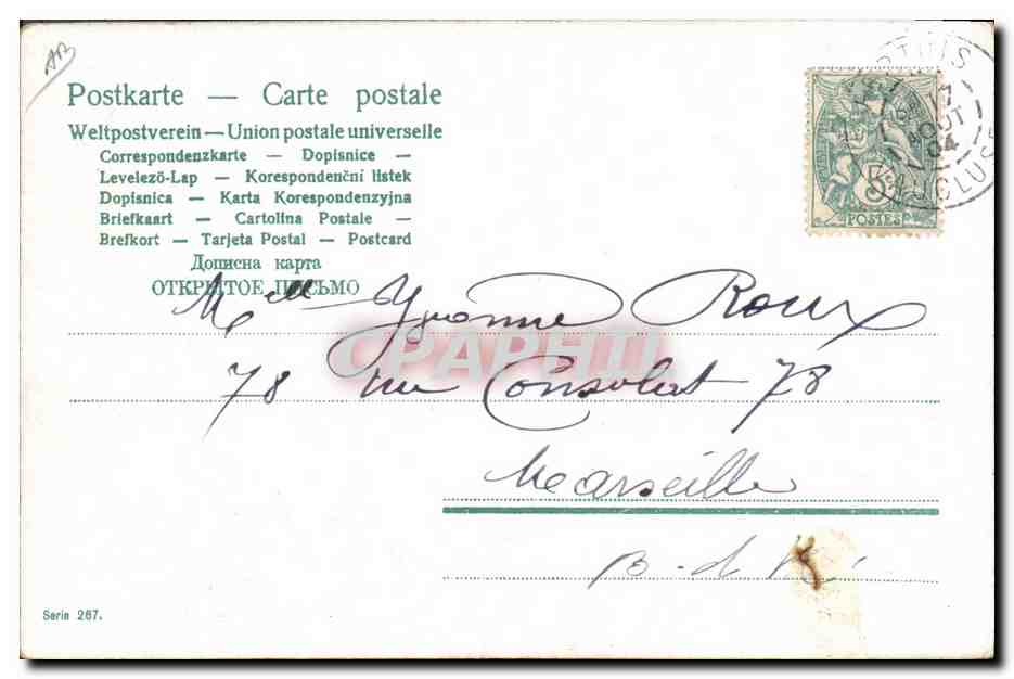 CPA Fantaisie Enfants Bebe  — Rückseite