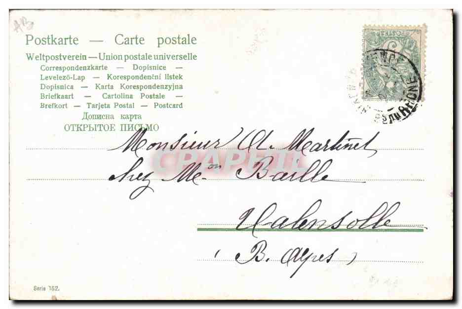 CPA Fantaisie Enfants Bebe  — Rückseite