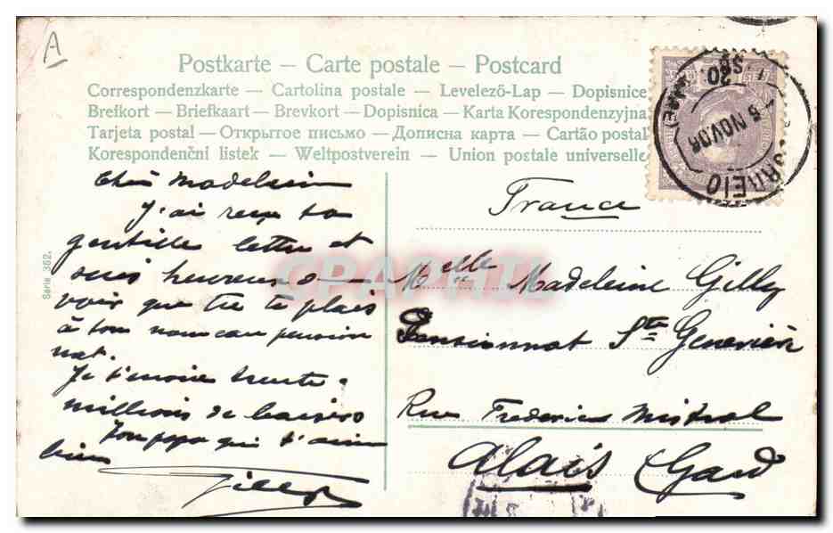 CPA Fantaisie Enfants Bebe Velo Cycle — Rückseite