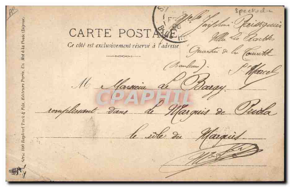 CPA le Bargy  — Verso