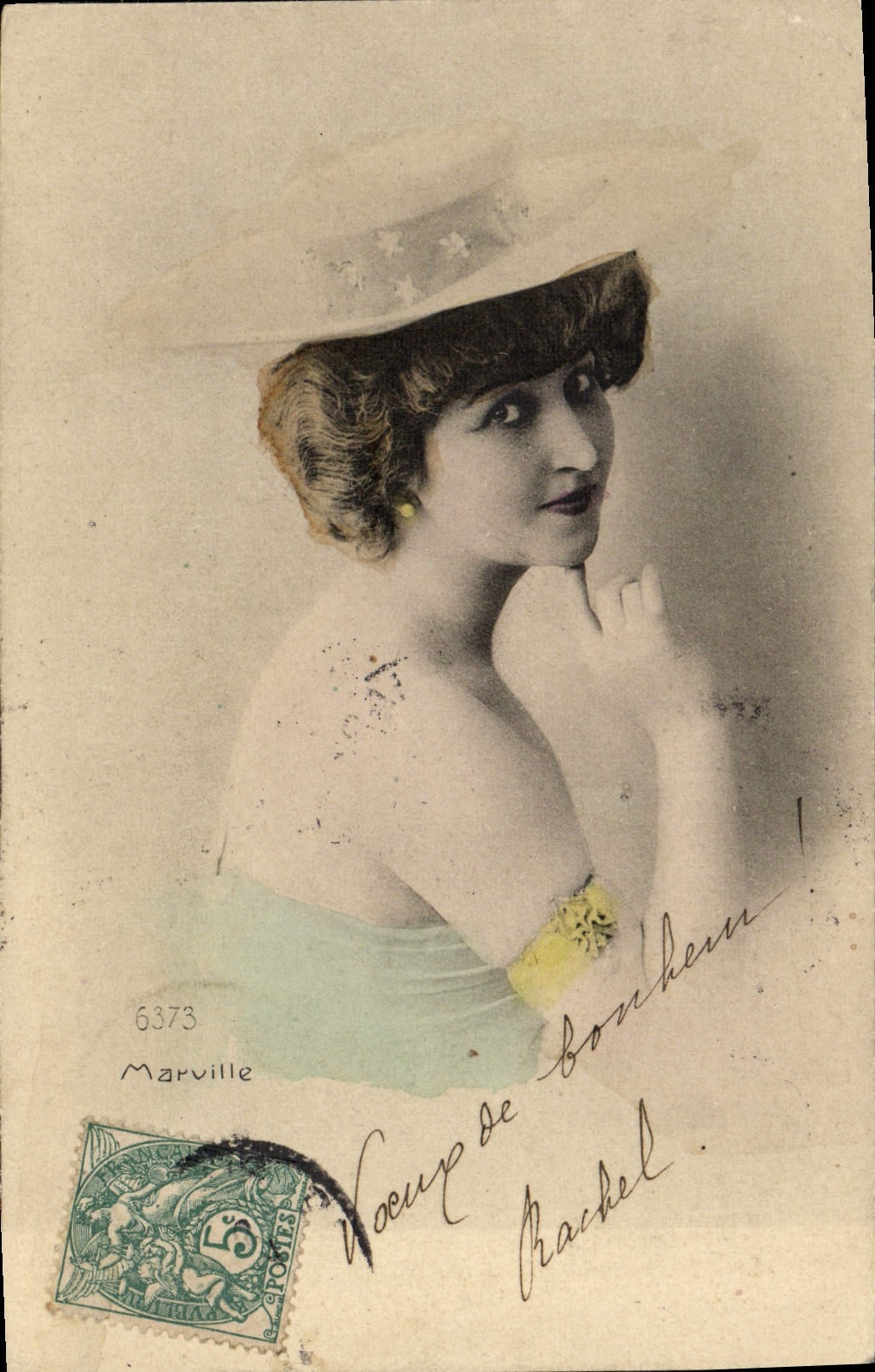 CPA Femme Marville 