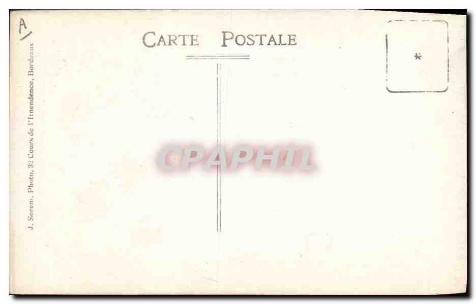 CPA Acteur Theatre — Verso