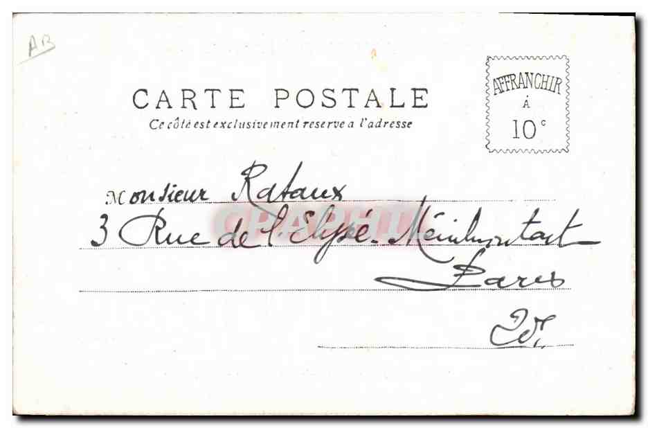 CPA Theatre Dejazet M Clement  — Verso