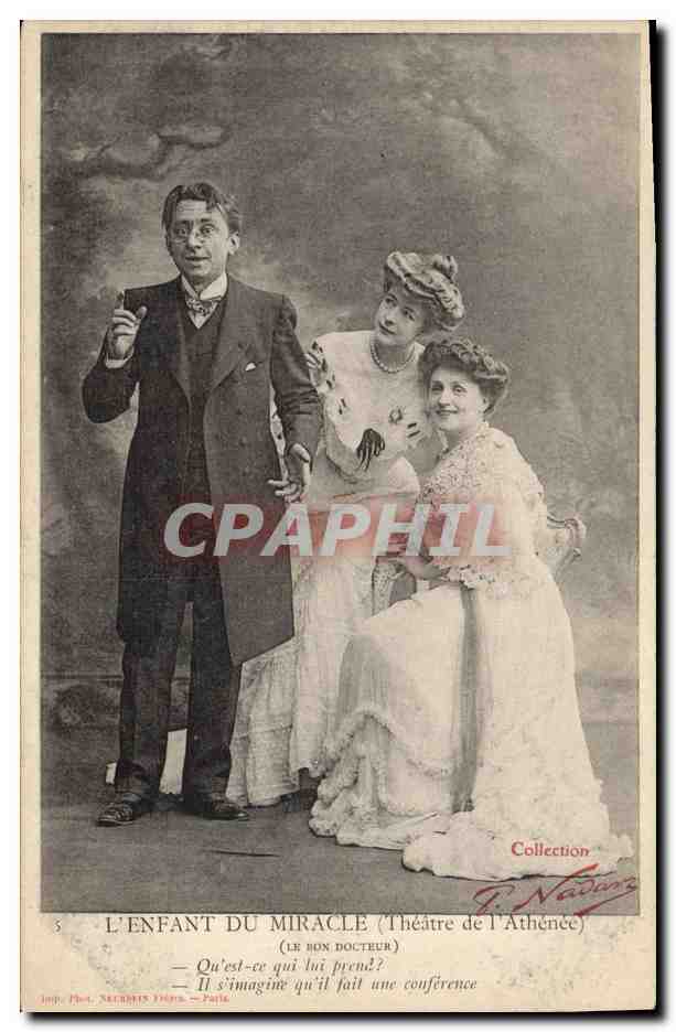 CPA L'enfant du miracle Theatre de l'Athenee 