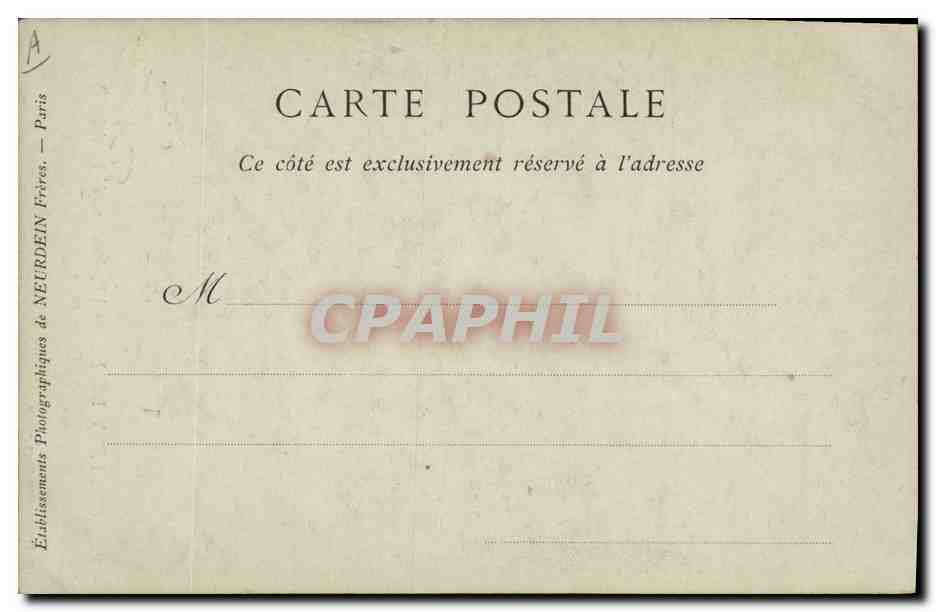 CPA L'enfant du miracle Theatre de l'Athenee  — Verso