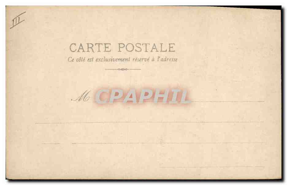 CPA Paris Porte St Martin Yahne  — Rückseite